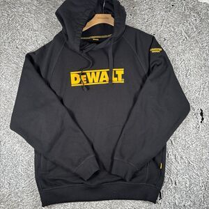DEWALT Logan Pullover Hoodie Men's Large Black Heavyweight Activewear Workwear